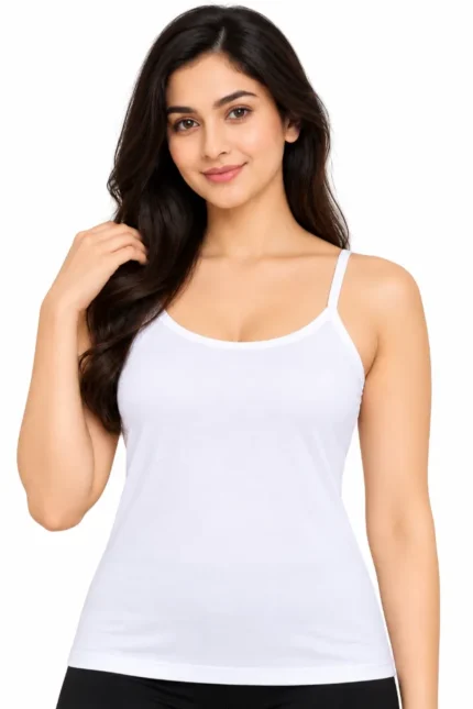 White cotton camisole